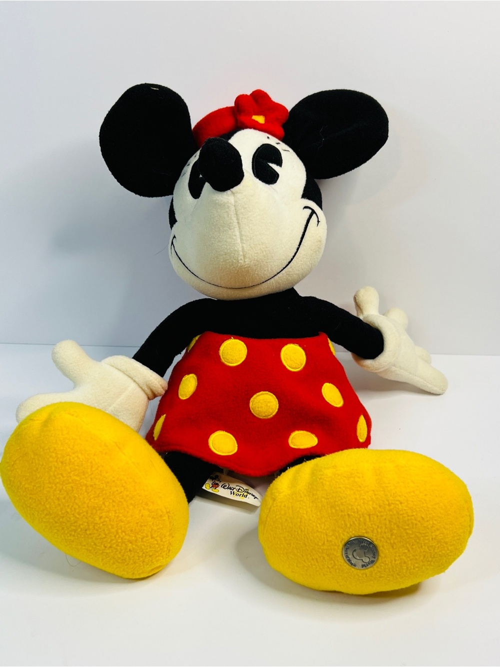 Disney Minnie Mouse Plush Toy - Red & Yellow
